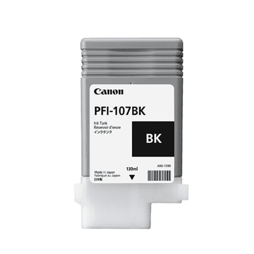 Canon iPF685 Black Ink Cartridge - Genuine Canon PFI-107BK Ink Cartridge - Genuine 6705B001AA
