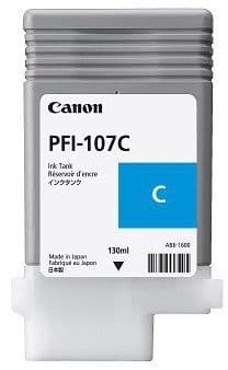 Canon iPF685 Cyan Ink Cartridge - Genuine Canon PFI-107C Ink Cartridge - Genuine 6706B001AA