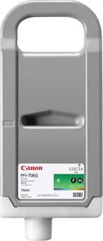 Canon iPF9400 Green Ink Cartridge - Genuine Canon PFI-706G - 6688B001AA