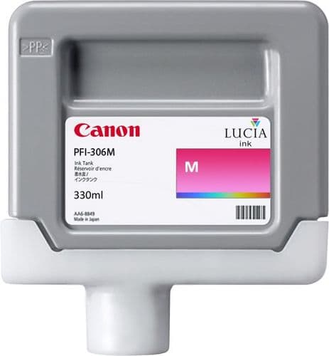 Canon iPF9400 Magenta Ink Cartridge - Genuine Canon PFI-306M Ink  - 6659B001AA