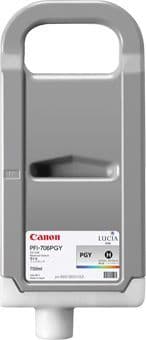 Canon iPF9400 Photo Grey Ink Cartridge - Genuine Canon PFI-706PGY - 6691B001AA