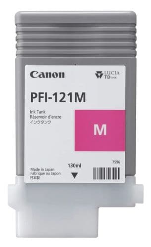 Canon PFI-121M Magenta Ink Cartridge 130ml (6267C001AA) | Genuine Canon imagePROGRAF TM Series Ink
