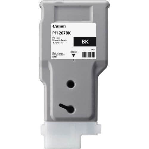 Canon PFI-207BK Black Ink Cartridge 300ml