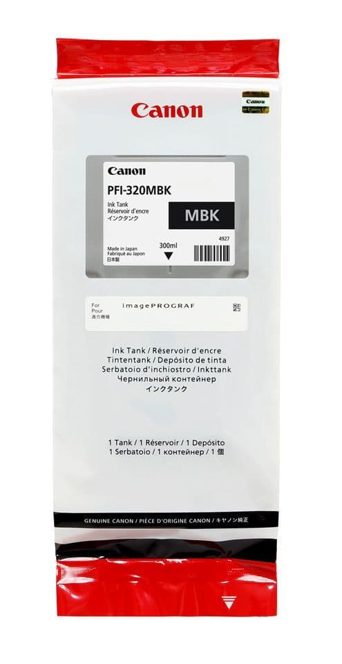 Canon PFI-320MBK Matte Black Ink Cartridge 300ml (2889C001AA