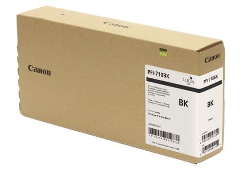 Canon PFI-710BK Black Ink Ink Cartridge 700ml