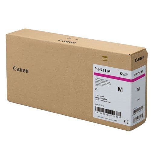 Canon PFI-711M Magenta Ink Tank 700ml (6848C001AA) for TX-3200, TX-4200, TX-3300 & TX-4300
