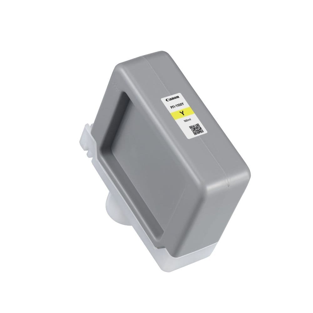 Canon PRO-2100 Yellow Ink Cartridge 160ml - Genunine Canon PFI-1100Y Yellow Ink Tank