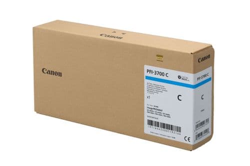 Canon PRO-4600 Cyan Ink Cartridge 700ml - Genunine Canon PFI-3700C Cyan Ink Tank
