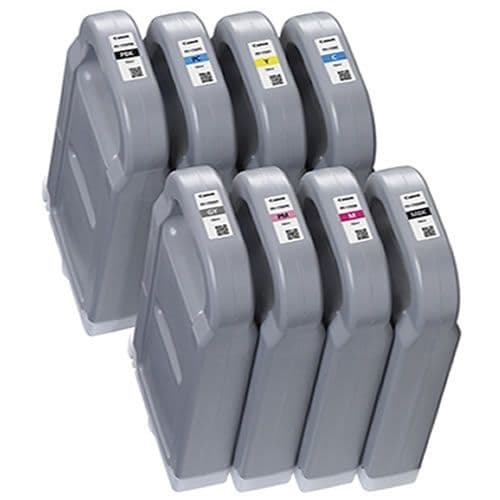 Canon PRO-6100S Full Set Of 8 x 700ml Ink Tanks