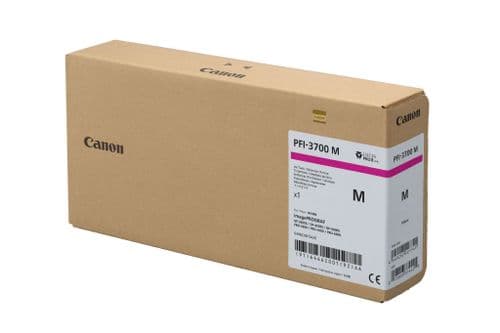 Canon PRO-6600 Magenta Ink Cartridge 700ml - Genunine Canon PFI-3700M Magenta Ink Tank