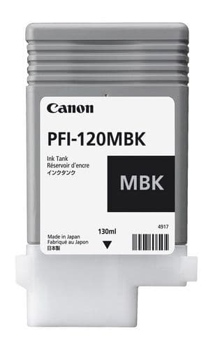 Canon TM-205 Matte Black Ink Cartridge - Canon PFI-120mbk 130ml Ink Tank