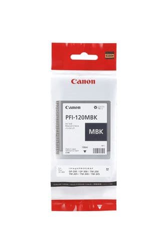 Canon TM-250 Matte Black | PFI-120MBK | 130m Ink Cartridgel
