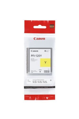 Canon TM-250 Yellow Ink Cartridge 130ml (2888C001AA) | PFI-120Y