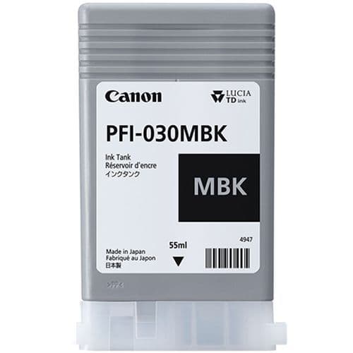 Canon TM-340 Matte Black Ink Cartridge | Canon PFI-030MBK | 55ml Ink Tank
