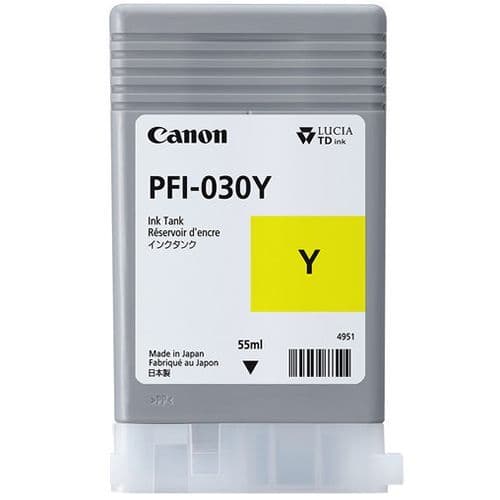 Canon TM-340 Yellow Ink Cartridge | Canon PFI-030y | 55ml Ink Tank