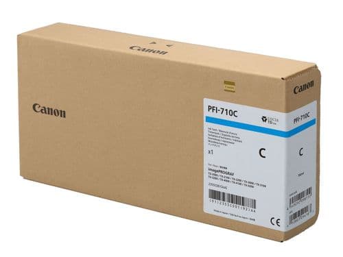 Canon TX-3200 Cyan Ink Cartridge | 700ml Ink | PFI-710C | 2355C001AA