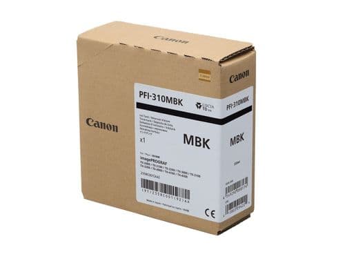 Canon TX-3200 Matte Black Ink Cartridge | 330ml Ink | PFI-310MBK | 2358C001AA