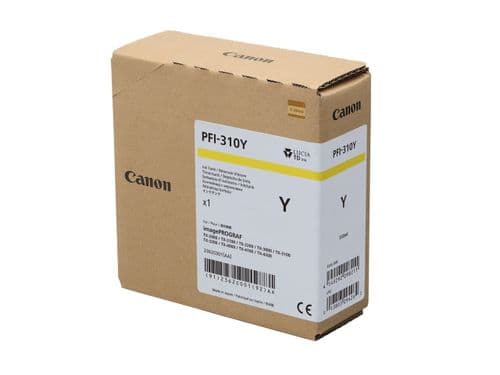 Canon TX-3200 Yellow Ink Cartridge | 330ml Ink | PFI-310Y | 2362C001AA