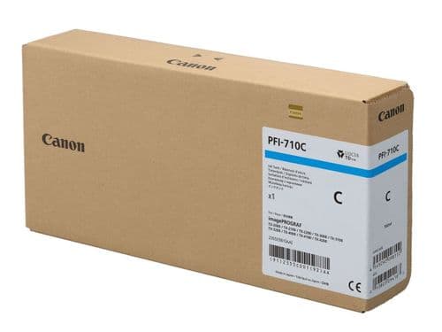 Canon TX-4200 Cyan Ink Cartridge | 700ml Ink | PFI-710C | 2355C001AA