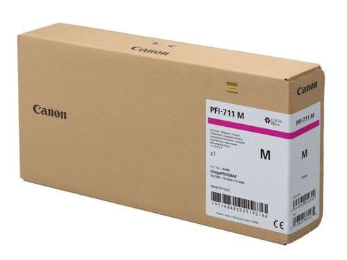 Canon TX-4200 Magenta Ink Cartridge | 700ml Ink | PFI-711M | 6848C001AA