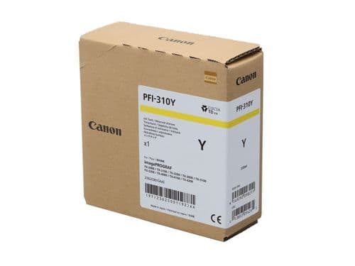 Canon TX-4200 Yellow Ink Cartridge | 330ml Ink | PFI-310Y | 2362C001AA