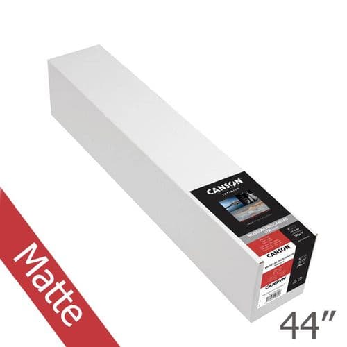 Canson Infinity Museum Pro Canvas 385 gsm | Matte | 44in x 12.2m | C400053330