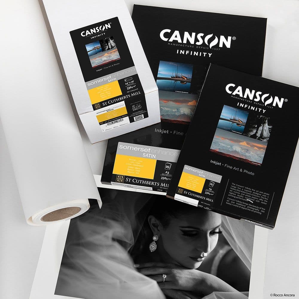 Canson Somerset Enhanced Satin White 330gsm | 44