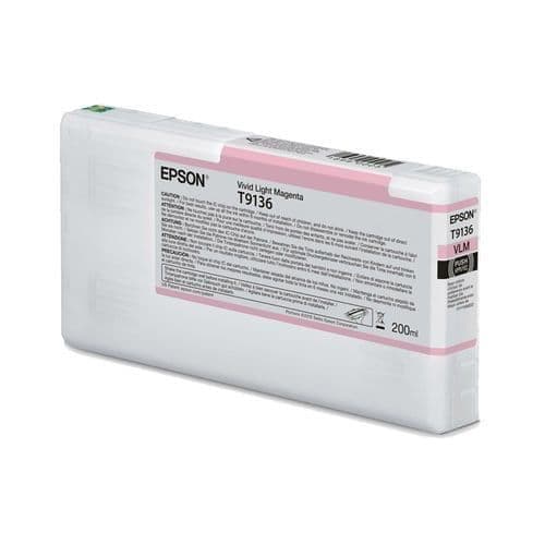 Epson SureColor SC-P5000 Vivid Light Magenta Ink Cartridge | 200ml | C13T91360N