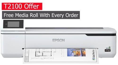 Epson SureColor SC-T2100 Desktop A1 Printer | 24" A1 Printer | 4-Colour | CAD & General Use
