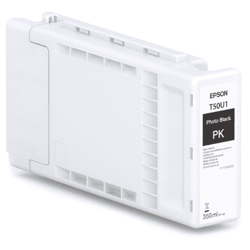 Epson SureColor SC-T3700 Photo Black Ink Cartridge| UltraChrome XD3 | 350ml | C13T50U100