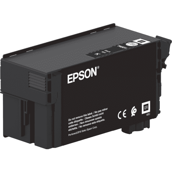 Epson SureColor SC-T5100 Black Ink Cartridge| UltraChrome XD3 | 80ml | C13T40D140