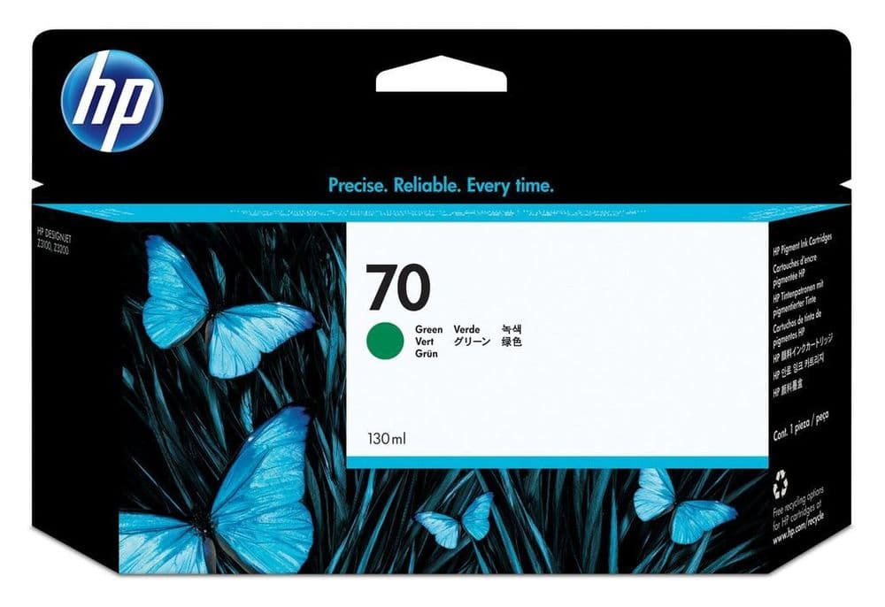 HP 70 Green Ink Cartridge - 130ml | HP C9457A