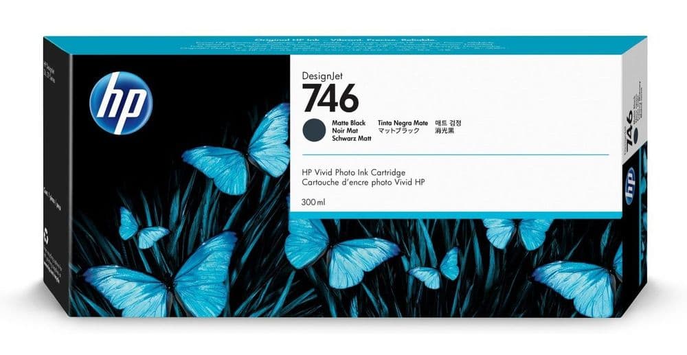 HP 746 Matte Black Ink Cartridge - HP P2V83A