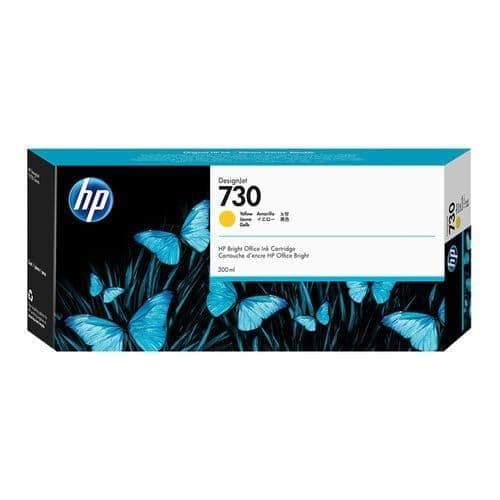 HP DesignJet T1600 Yellow Ink Cartridge | HP No.730 | 300ml | P2V70A
