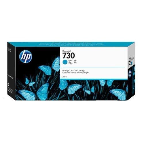 HP DesignJet T1700 Cyan Ink Cartridge | HP No.730 | 300ml | P2V68A