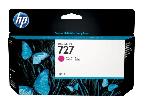 HP DesignJet T2530 Magenta Ink Cartridge | HP No.727 | 130ml | B3P20A