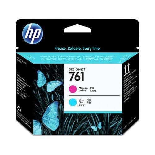 HP DesignJet T7100 Magenta & Cyan Printhead | CH646A | HP No. 761