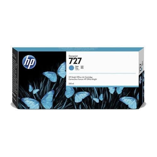 HP DesignJet T930 Cyan Ink Cartridge | HP No.728 | 300ml | F9J76A