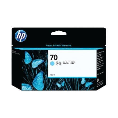 HP DesignJet Z2100 Light Cyan Ink Cartridge | HP No.70 | 130ml | C9390A
