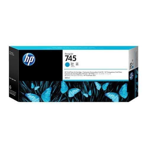HP DesignJet Z5600 Cyan Ink Cartridge | HP No.745 | 300ml | F9K03A
