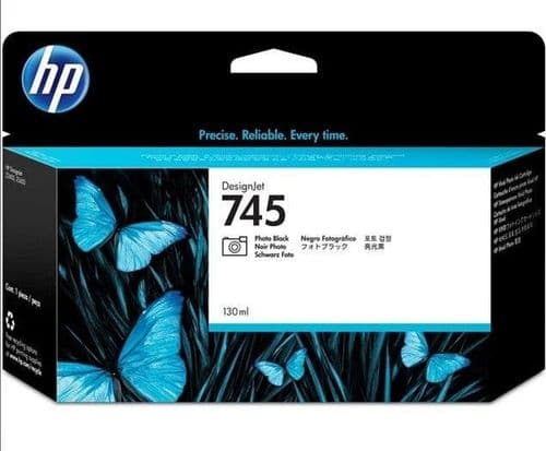 HP DesignJet Z5600 Photo Black Ink Cartridge | HP No.745 | 130ml | F9J98A