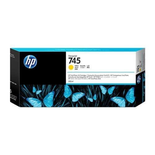 HP DesignJet Z5600 Yellow Ink Cartridge | HP No.745 | 300ml | F9K02A