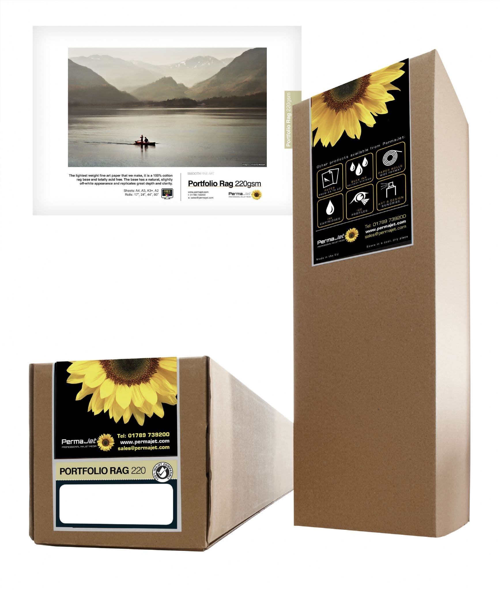 Permajet Portfolio Rag 220 Inkjet Fine Art Paper iPF Store home of