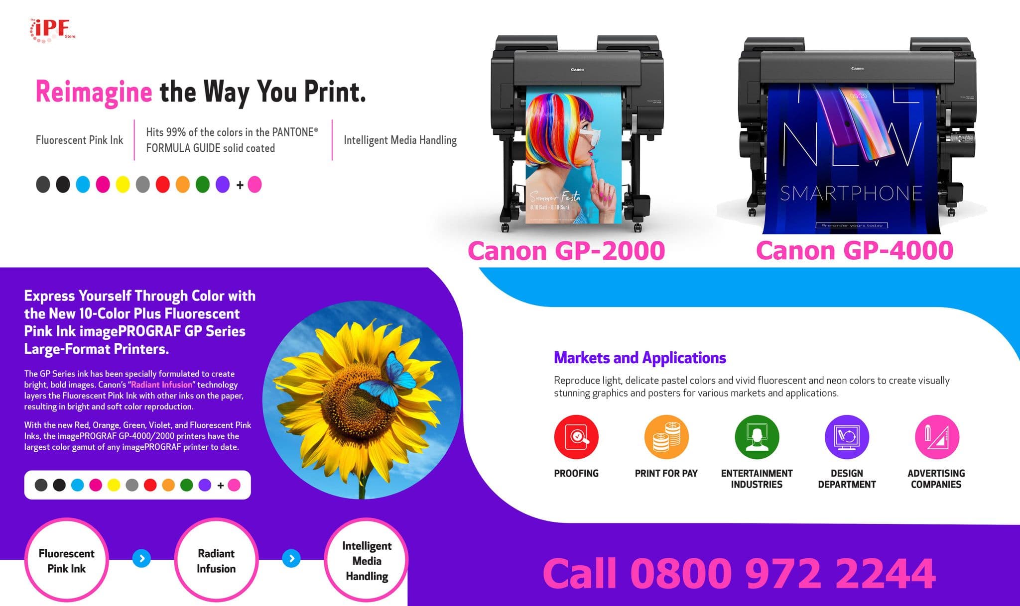 Canon imagePROGRAF GP4000 44" A0 Large Format Printer