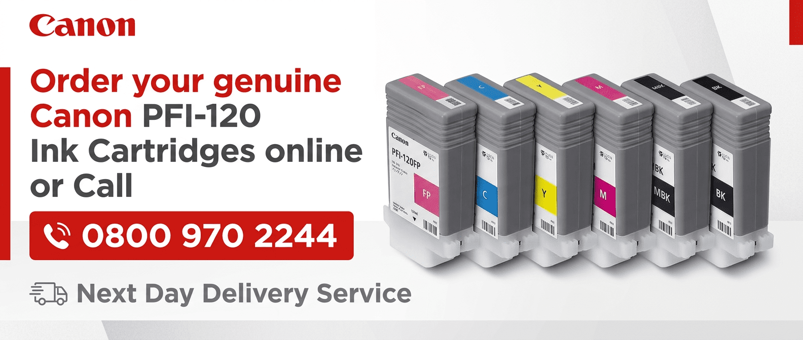 Canon PFI-120 Ink Cartridges - Genuine Canon PFI-120 ink tanks for