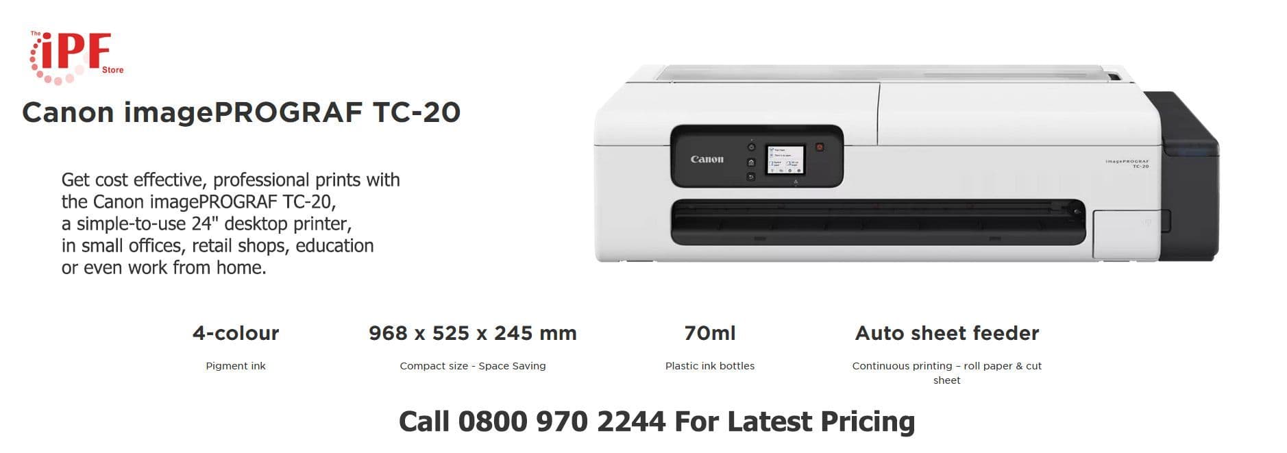 canon imageprograf tc-20 a1 printer canon imageprograf tc-20 a1 printer