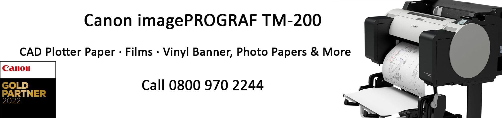 Canon TM-200 Plotter Paper Rolls
