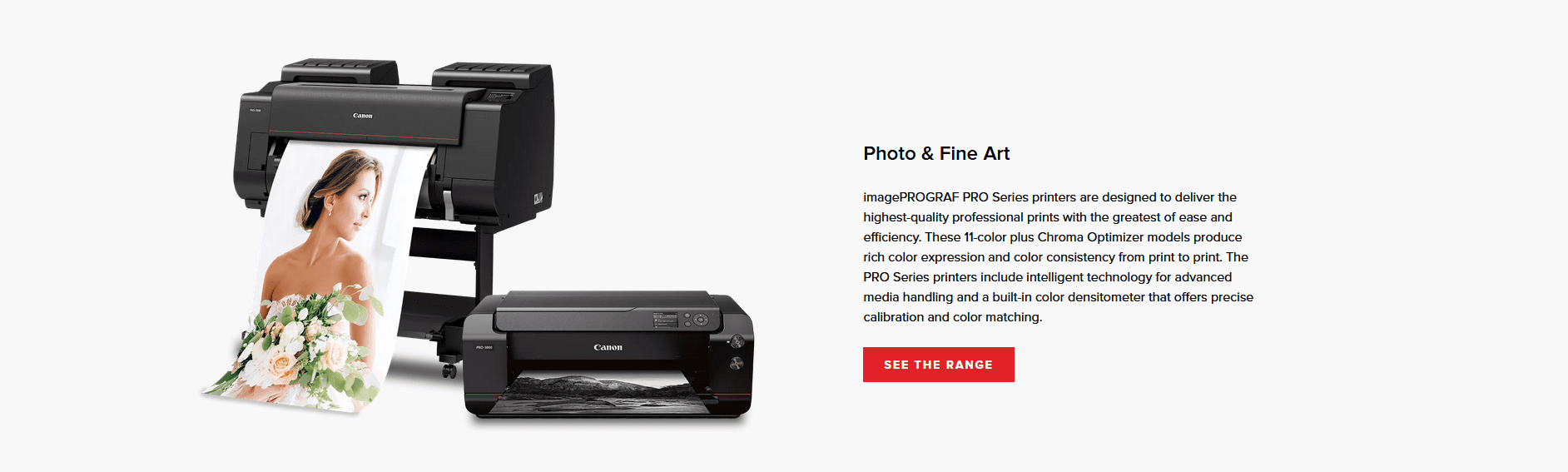 Canon imagePROGRAF PRO Printer Canon PRO Photo Printers