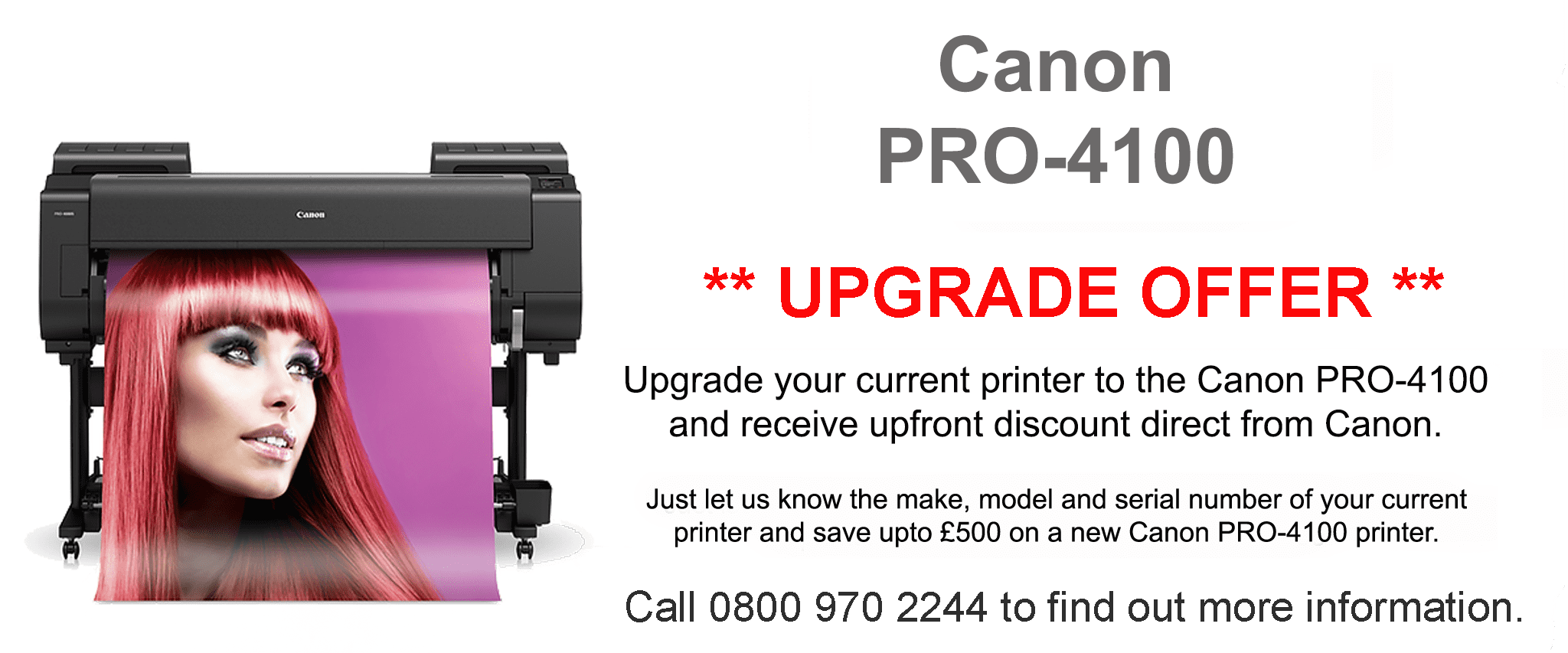 Pro 4100 Printer Canon PRO-4100 A0 Photo Printer - Photography Printer