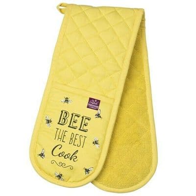 Bee Happy Double Oven Gloves